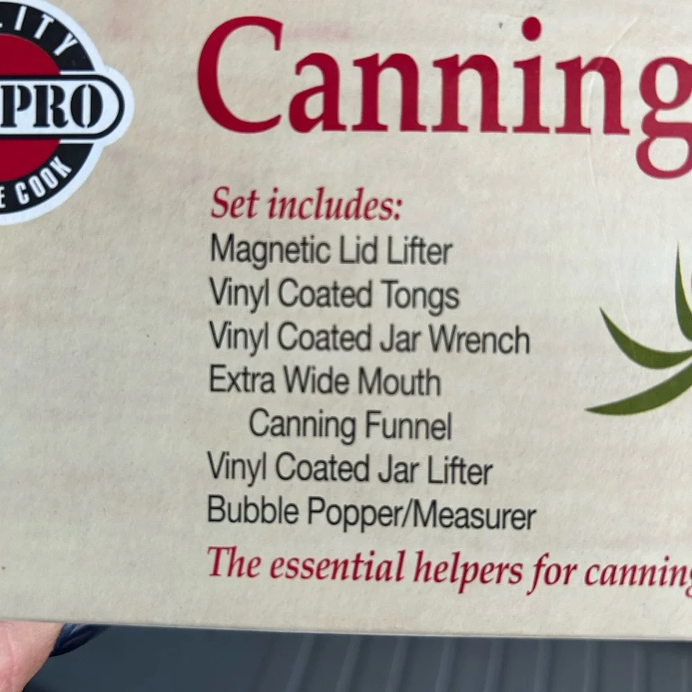 6-Piece Dark Green Canning Tool Set